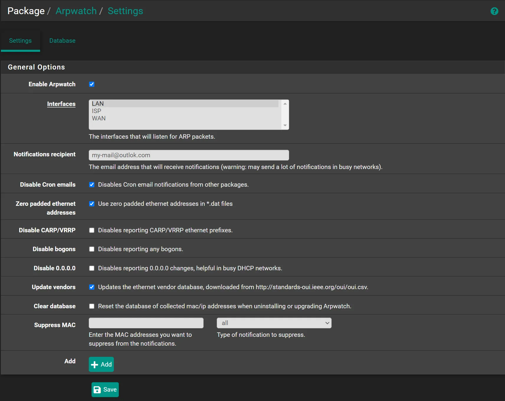 arpwatch-configuration